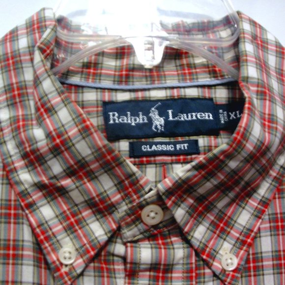 Polo Ralph Lauren Other - Polo SS XL Classic Fit Red Green Yellow White